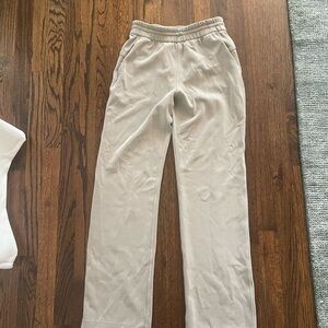 lululemon athletica Cream Track Pants
